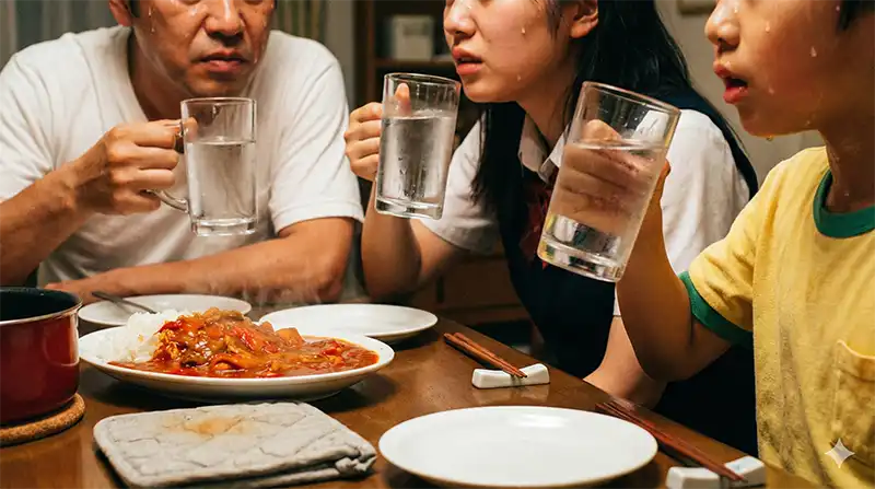 family_sweating_table