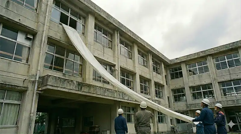 避難シューター訓練_設置と待機