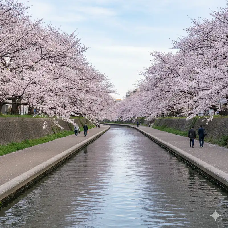 花見_穴場20選_静かな川沿い散歩道