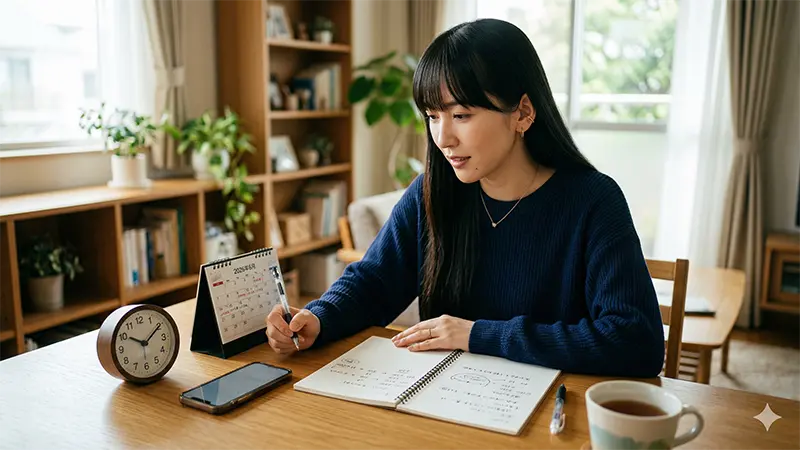 深夜観戦の睡眠戦略イメージ